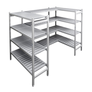 Aluminum and Polyethylene Modular Racking and Shelving